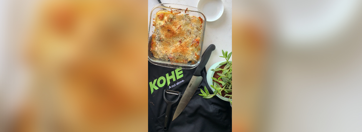 Creamy baked Vegetable by Juhi