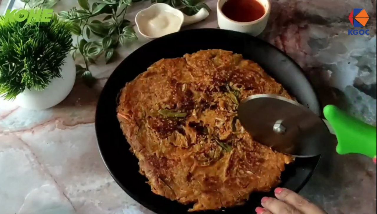 Kohe Recipe Veggies Indian Pizza