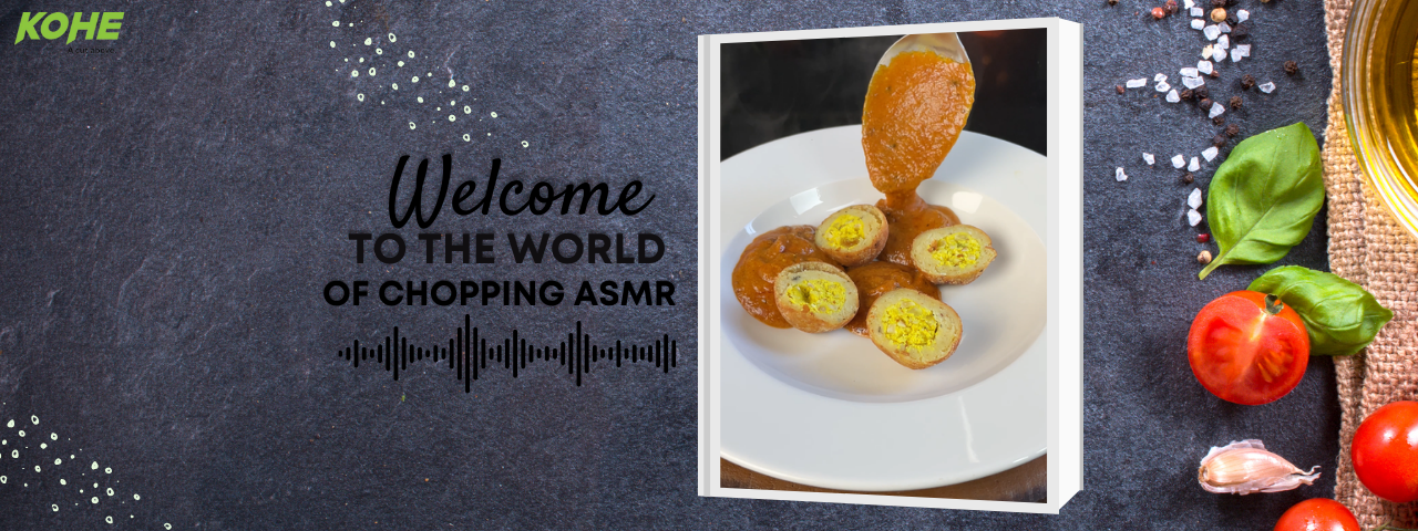 Soothing Chopping ASMR with Kohe Utility Knife: A Culinary Symphony