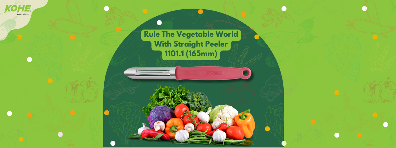 Precision in Every Peel: Introducing the 1101.1 Straight Peeler for Effortless Kitchen Mastery