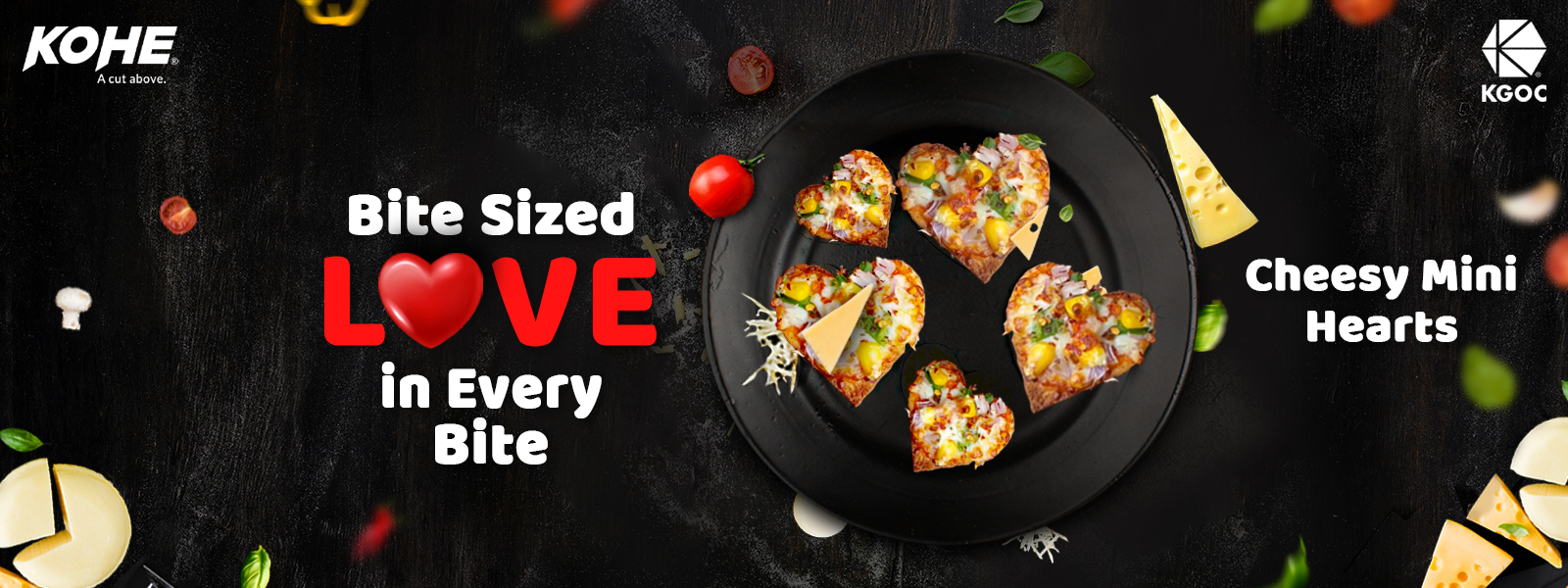 Cheesy Mini Hearts: Bite-Sized Love in Every Bite!