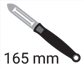 Straight Serrated Peeler (Fixed Blade)